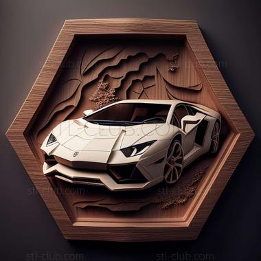 3D модель Lamborghini Aventador (STL)